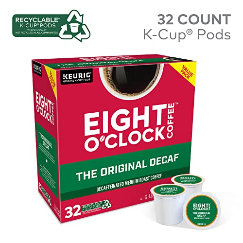 Eight O'clock Coffee The Original Decaf, Single-Serve Keurig K-Cup Pods, Medium Roast Coffee Pods, 1 Count (Pack Of 32) #TOP1
