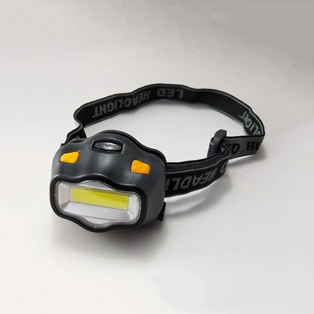 Latarka czołowa LED, oświetlenie zewnętrzne lampa czołowa Mini COB LED reflektor na kemping piesze wycieczki wędkarstwo czytanie zajęcia biała lampa błyskowa reflektor