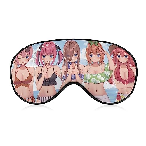 五等分の花嫁 アイマスク キャラクター アニメ アイマスク 睡眠用 かわいい 睡眠改善 遮光 柔らかい 眼精疲労 目元疲労回復 安眠マスク 圧迫感なし 子供 男女兼用 ギフト