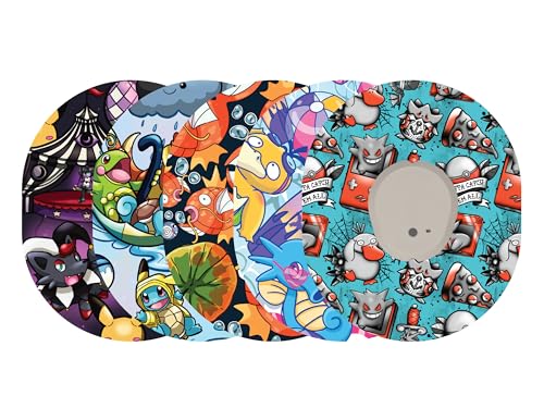 Glucomart Dexcom G7 Adhesive Patches No-Lift No-Fray Woven Dexcom G7 Tape Boy's Dexcom Overpatch 5-Pack Waterproof Dexcom Patches Dexcom Tape Dexcom G7 Accessories Overlay Patch CGM Patch CGM Tape