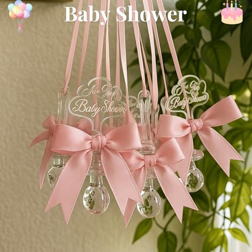 image for ZYTJ Pink Gift Wrap Bows - 50pcs 3.3 Inch Elegant Bows for Gift Wrappi