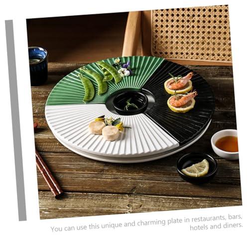 Plato cerámico japonés estilo Zerodeko para sushi miniatura 7