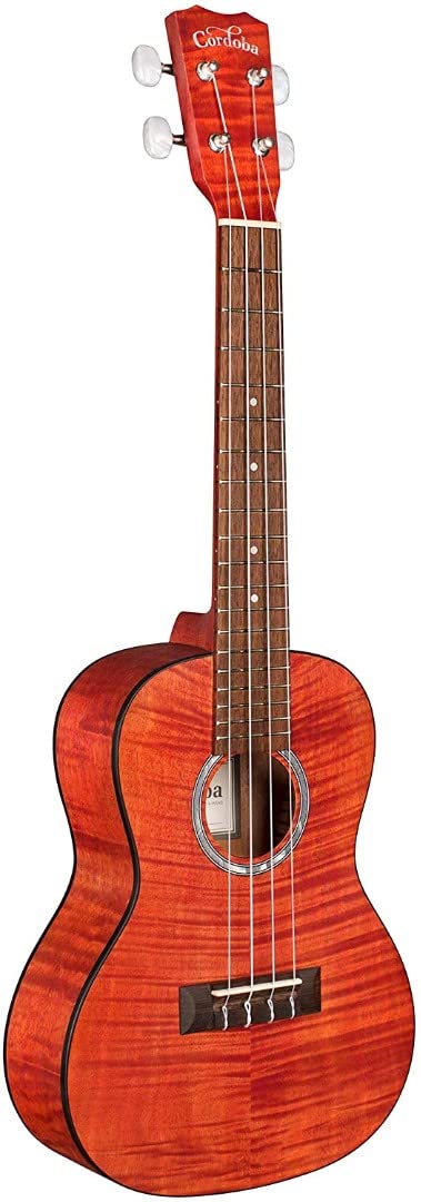 Cordoba 15CFM Rose Red Flamed Mahogany Concert Ukulele
