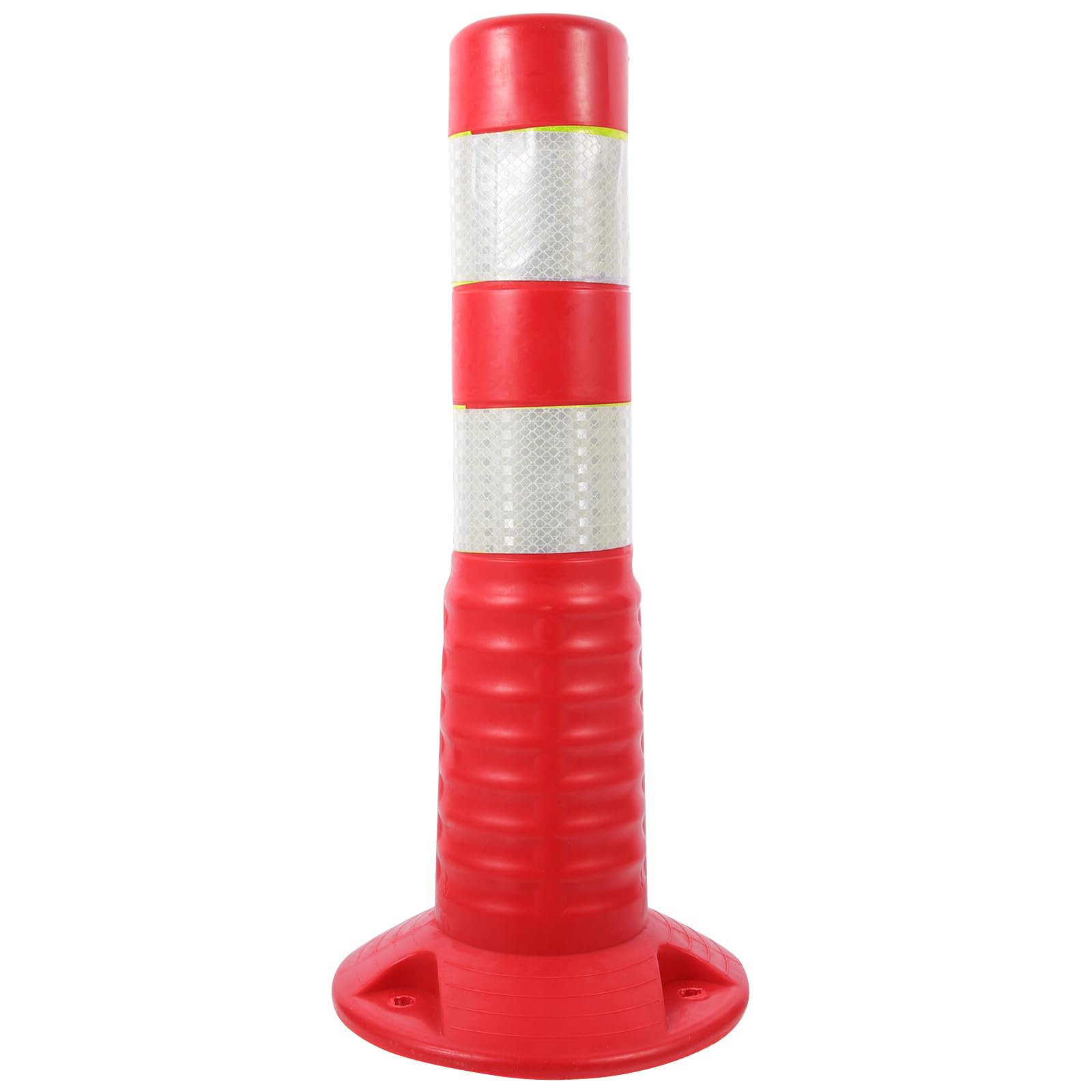 Colonna Dispositivo di Sicurezza Stradale in Riflettente in Anticollisione Facile da Pulire per Delimitazione e Segnalazione in Garage e Laboratori