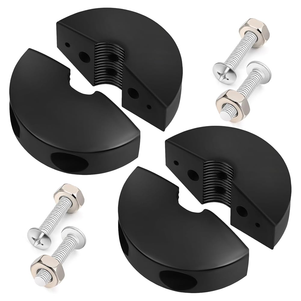 Littimoon 2Sets Air Hose Stopper Adjustable Hose Reel Replacement Parts Bumper for 1/2In ID,Auto Rewind Retractable Hose Reel Stop