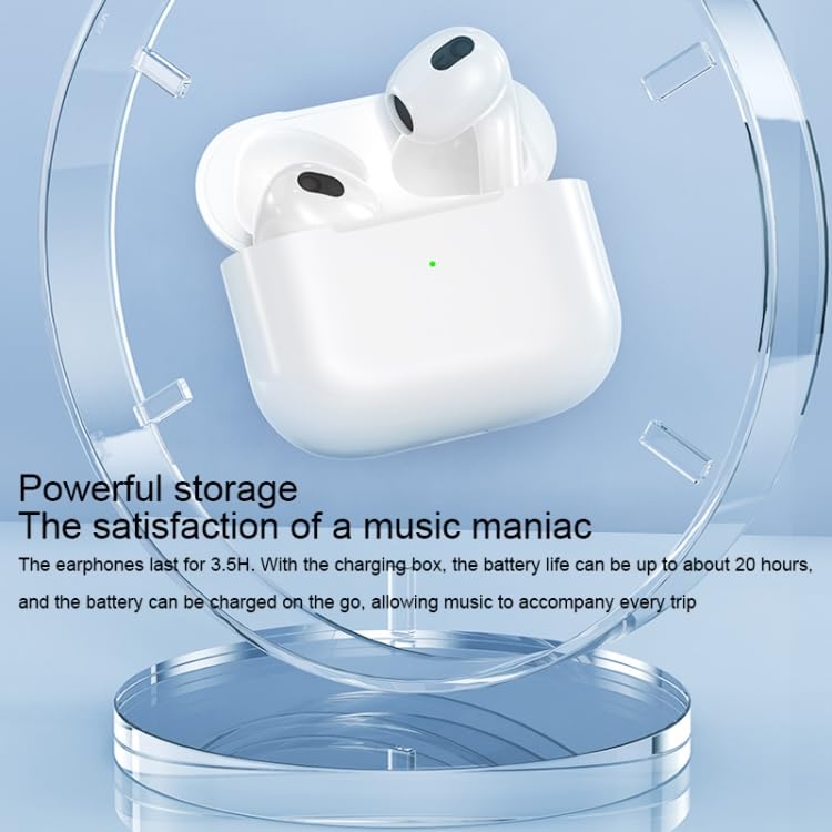 ELECTROPRIME WEKOME V60 Earphones in charging case, indicating powerful storage