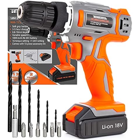 Terratek 18V Cordless Drill Driver Set Cover