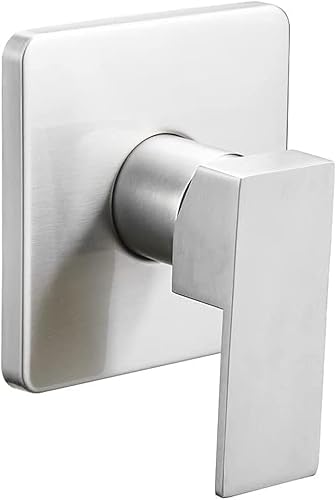 Weirun Cabezal de ducha de baño con boquilla de salida de agua para bañera, mezclador de grifo de una sola manera, válvula de montaje de ducha de