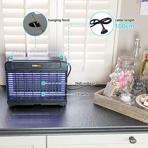 MaxxGarden Elektrische Vliegenvanger 16xLED, Vliegenlamp - UV Lamp, Elektrische Insectenverdelger 20 W, Vliegenverdelger… - Image 5