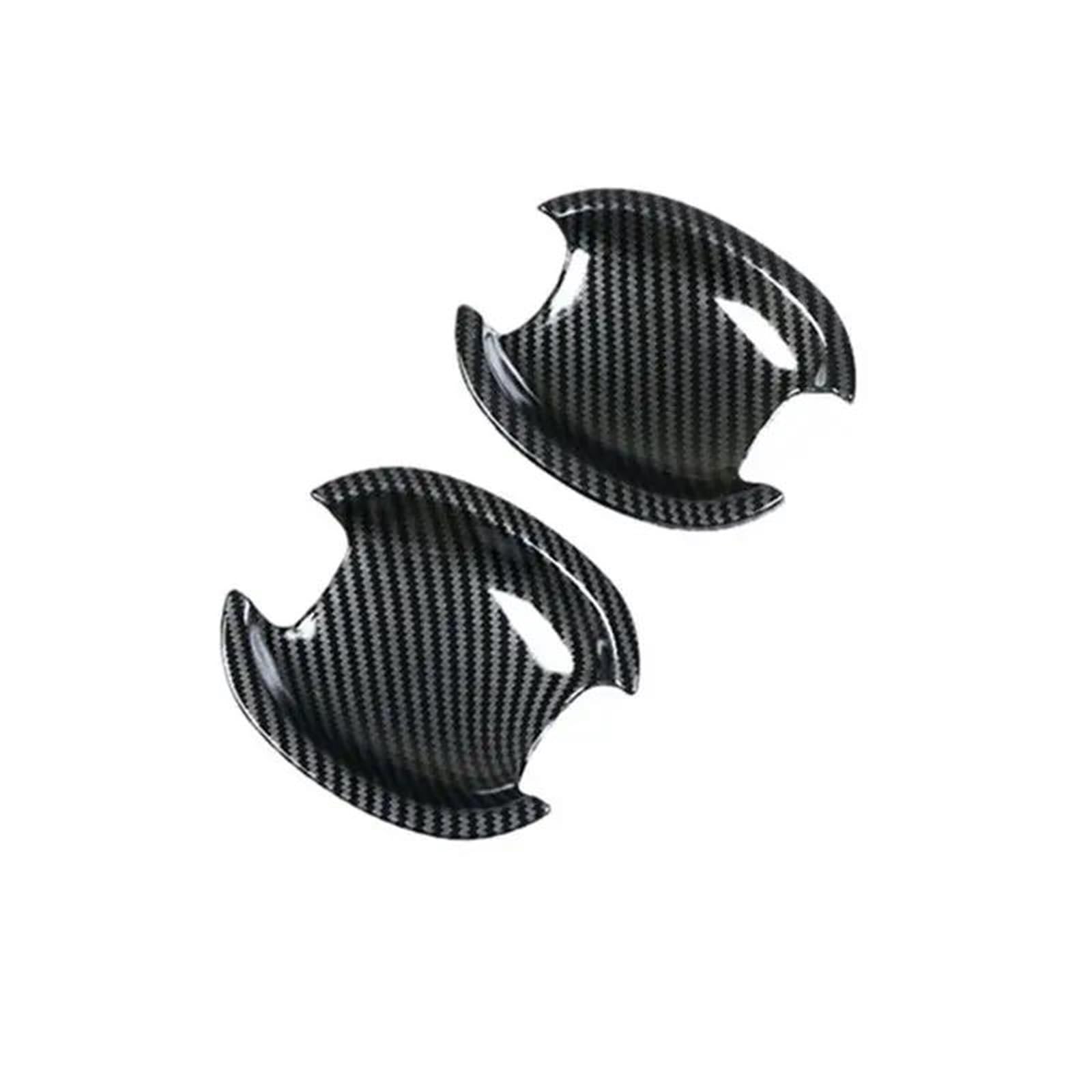 PIWINE Handle Sticker Carbon Fiber Door Handle Covers Accessories Stickers Styling Decal for Infiniti for ESQ for Nissan for Juke 2010-2019(Bowl)