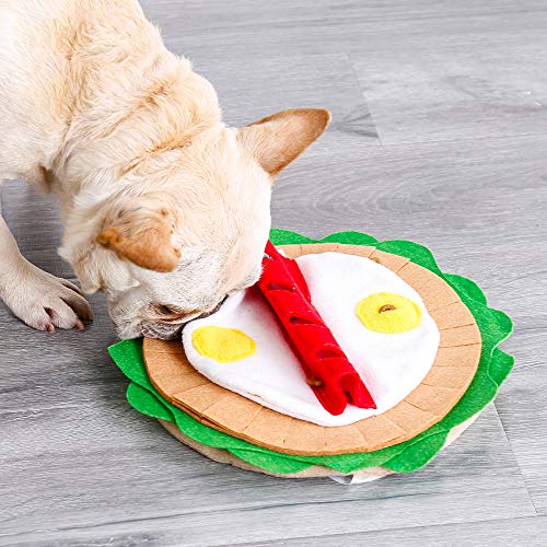 Extaum Tapete para cães Snuffle,Pet Dog Snuffle Mat Alimentação Snack Feeder Interativo Feed Game fo
