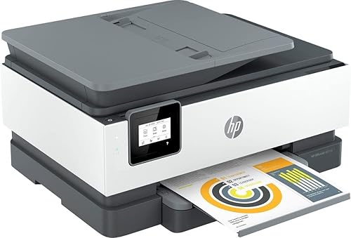 Miniatura 3 de HP OfficeJet Serie 80 Impresora inalámbrica de inyección de tinta todo en uno, escaneo de fax de impresión de copia, impresión móvil, impresión