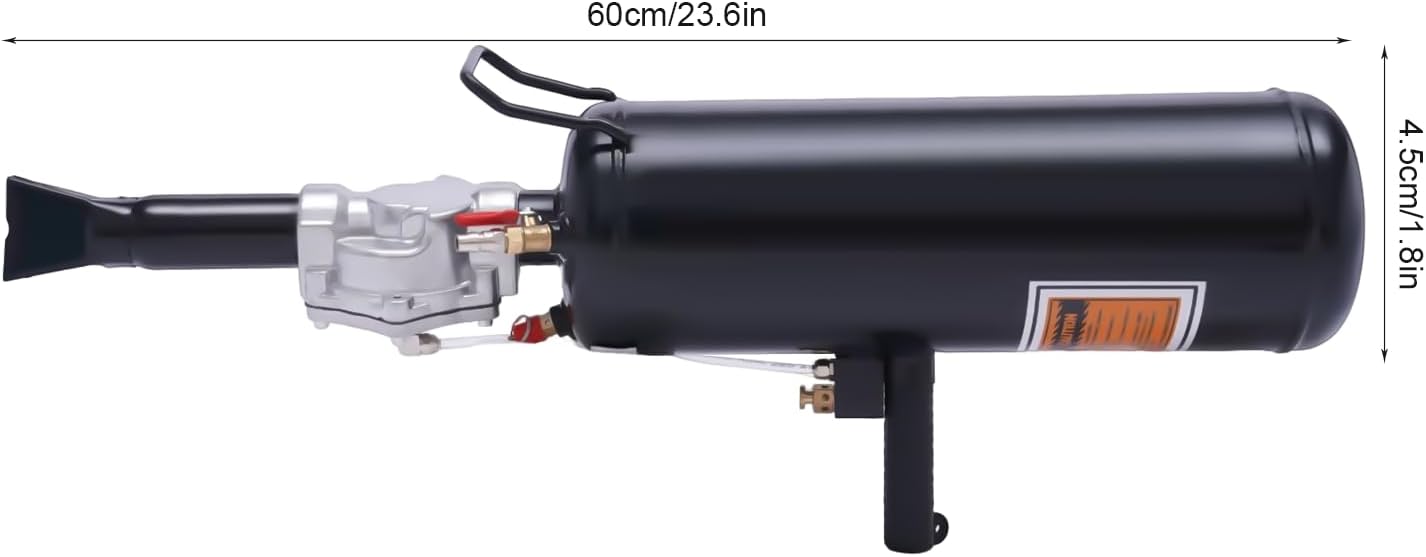 8L Tire Bead Seater Air Blaster Tool, 2.1Gallon Heavy Duty Handheld Trigger Seating Inflator Equipment for Tractor Truck ATV Tank Tire, Cars and Automobile Repair