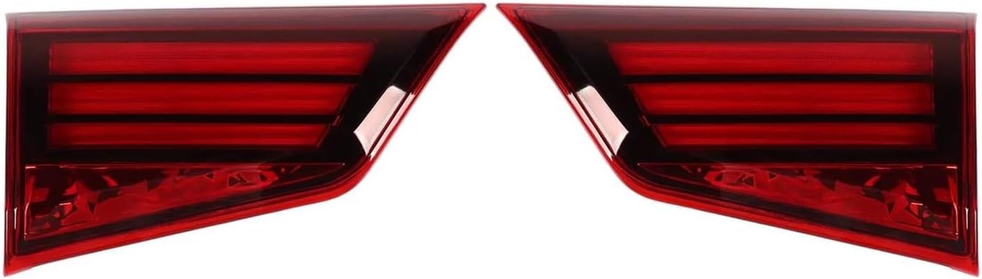 Rear Tail Light Rear Tail Lamp High Brightness Water Resistant Red Lens Inner Tail Light Replacement For Mitsubishi For Outlander 2016-2022 Reversing Lights