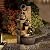 Grepatio 39.3" Tall Outdoor Water Fountain Garden Waterfalls Fountain with LED Lights 5 Tier Modern Indoor/Outdoor Floor Standing Water Fountain with Pump for Garden, Patio, House Decor (Brown)