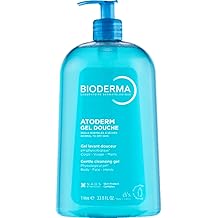 Bioderma - Atoderm - جل الاستحمام المرطب - منظف الوجه والجسم المرطب - غسول الجسم للبشرة الحساسة العادية إلى الجافة