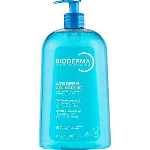 Bioderma - Atoderm - Hydrating Shower Gel - Moisturizing Face and Body Cleanser - Body Wash for Normal to Dry Sensitive Skin