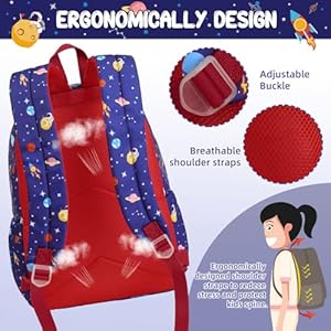 Astronaut Backpack for Kids, Space School Backpack for Boys, Kids Preschool Kindergarten Backpacks, Cute Toddler Bookbag, School Bag for Elementary Back to School Backpacks Astronaut Backpack for Kids Space School Backpack for Boys Kids Preschool Kindergarten Backpacks Cute Toddler Bookbag School Bag for Elementary Back to School Backpacks