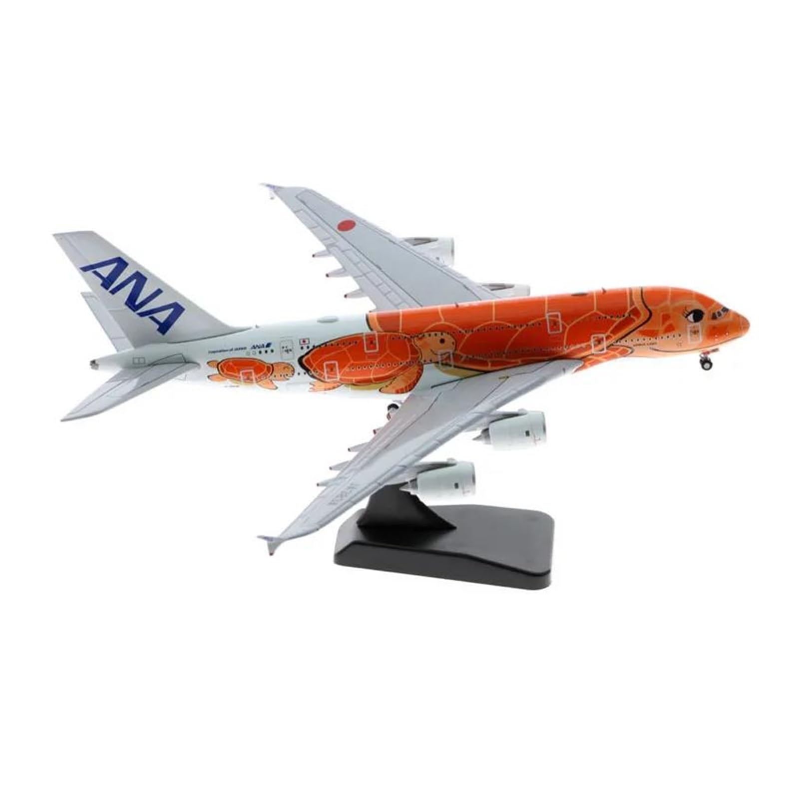 全日空　ANA 置き時計　インテリア　小物　置物　航空グッズ　金運　ジャンク ANA 全日空 飛行機型時計 置時計 ノベルティ 希少品 - メルカリ