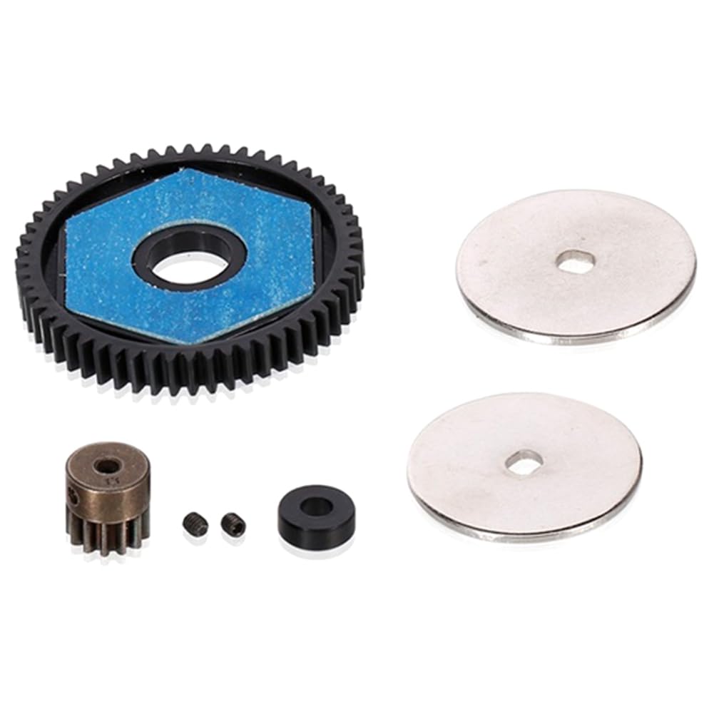 56T Spur Gear Replace 56T Spur Gear 13T Motor Gear Transmission Gears Set for 1/10 RC Crawler Car SCX10 SCX10 II Upgrade Parts