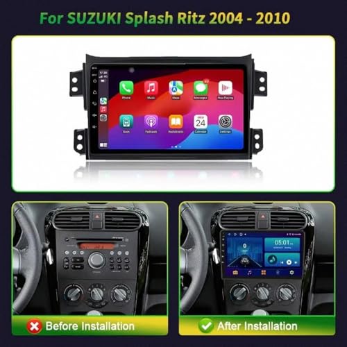 Radio 2 DIN Suzuki Splash para viajar conectado con mapas y música 2