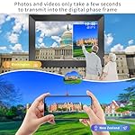 Uhale Digital Picture Frame 10.1 Inch HD WiFi Digital Photo Frame 1280x800 IPS Touch Screen with 16GB Storage,Digital Frame Send Photos and Videos via Free apps-Women Men Anniversary Birthday Gifts - Image 3