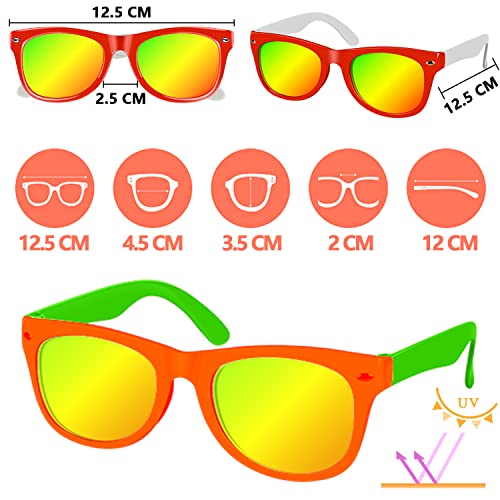 Kids Sunglasses Bulk,24Pack Kids Sunglasses with UV400 Protection,Kids Sunglasses Party Favors,for Boys Girls Age 3-82