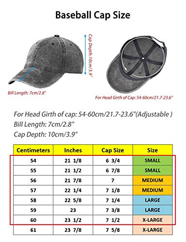 Image of 3 Pack Vintage Washed Cotton Adjustable Baseball Caps for Men Women Unstructured Low Profile Plain Classic Dad Hat