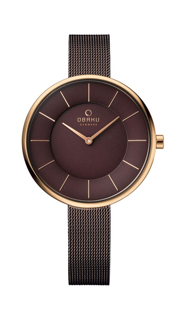 Obaku Analog Brown Dial Womens Watch-V185LXVNMN (B01D4SOTCE) Amazon Price History, Amazon Price Tracker