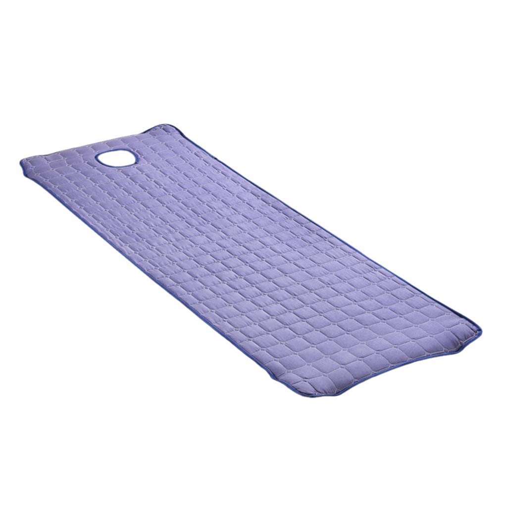 SM SunniMix Colchones de Masaje con Agujero Accesorios para Camillas en Masaje profesion, Smokey Purple + Dark Blue