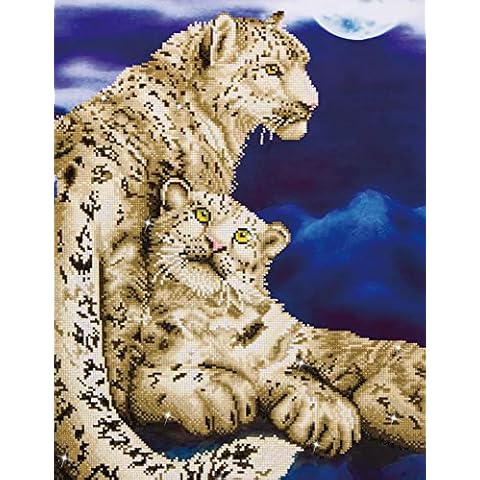 Diamond Dotz (DD12.004) - Diamond Embroidery Facet Art Kit - Snow Leopards Cover