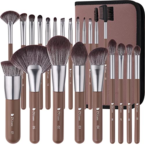 DUcare Makeup Brushes Professional with Bag 22Pcs Makeup Brush Set ...