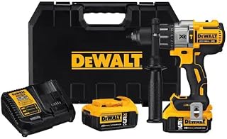 DEWALT DCD996P2 Hammer Drill Kit, Battery Included, 20 V, 5 Ah, 1/2 in Chuck, Ratcheting Chuck, 0 to 38,250 bpm