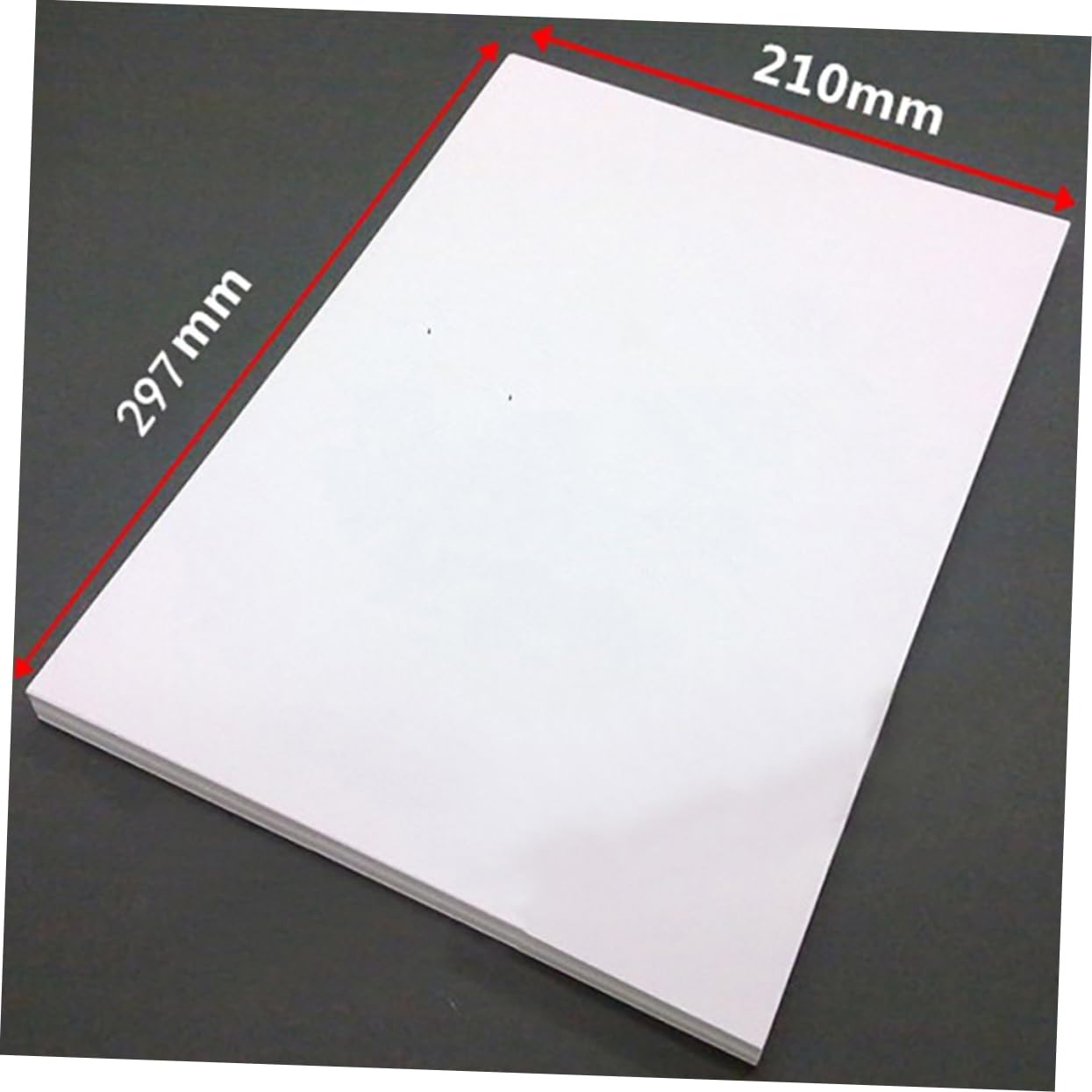 Carta per Etichette A4 Autoadesiva 100 Pezzi Bianca | Adatta a Stampa Fotocopiatrice, Formato per Scuola e Azienda, Fogli per Ufficio