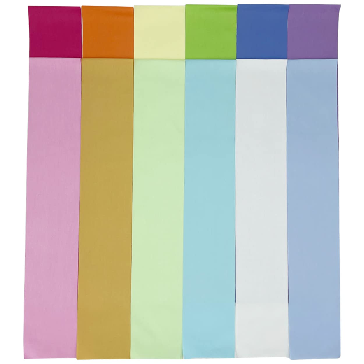 12 Strisce Di Tessuto Di Cotone Patchwork - 100% Cotone, 8x100 Cm, Multicolore, Per Cucito E Fai Da Te - 4