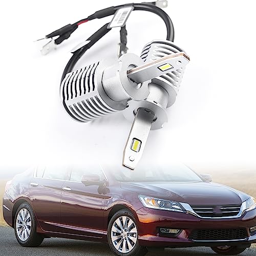 Nslumo H3C H3 Led Headlight Bulbs For 1989-1994 Hon'da Accord Niss'an Skyline Gt-R R32 Super Bright 6500K Xenon White H3 P22S Led Headlight High Low Beam Conversion Kit #TOP2