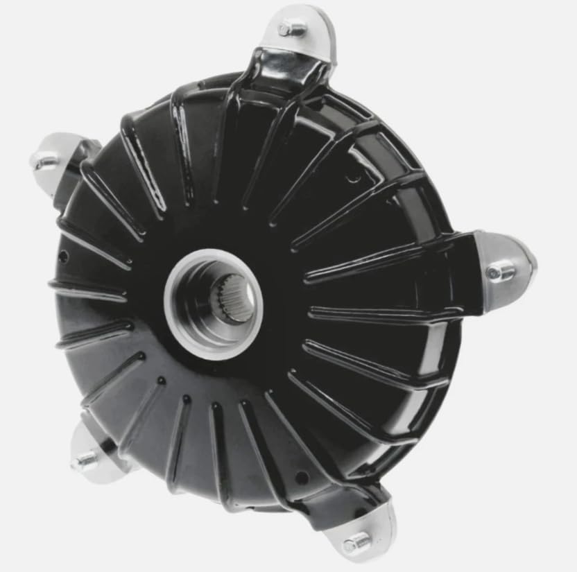 TAMBURO FRENO NERO MOZZO POSTERIORE COMPATIBILE CON VESPA 50 SPECIAL - 125 ET3 PRIMAVERA FA