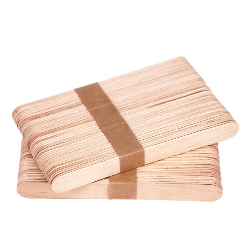 RXSHOPY Non-Sterile Standard Size Wooden Polished Smooth Edges Tongue Depressor Spatula for Hospitals, Spa, Waxing, Hair Removals & More (1 Box, 100 Pcs) (B0B1X56NXT) Amazon Price History, Amazon Price Tracker