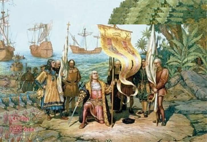 Mars Figures 72019-1/72 Conquistadores, kit de modelo de plástico a escala
