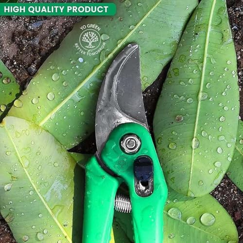Image of Yo Green Gardening Hand Pruner Tool | Gardening Tools for Home Garden | Durable Plant Tool Kit | Farming Tools (Pruner)