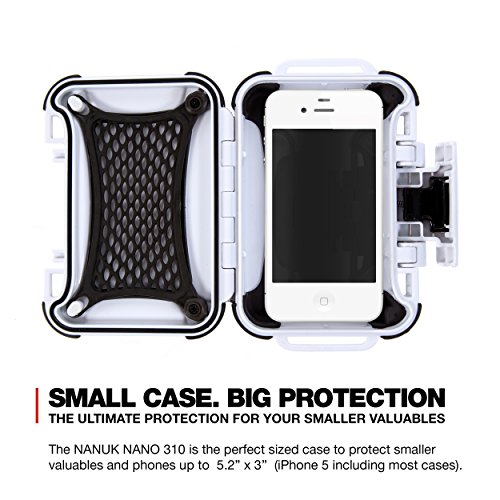 Nanuk 310-0012 Maletín pequeño rígido impermeable blanco miniatura 4