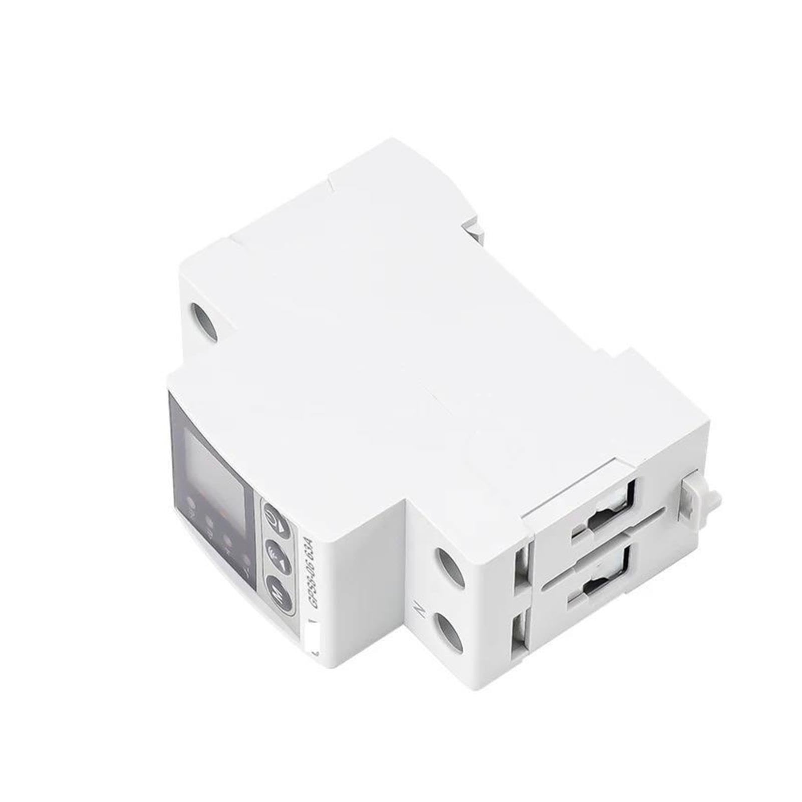 GPS8-06 Wifi KWH interruptor de medición dispositivo de protección de corriente/voltaje con función de medición 32A 40A 63A 80A 220V pantalla LCD(63A)