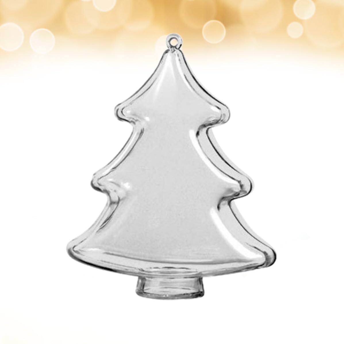 Didiseaon 30 Pièces Boules Suspendues en Plastique Transparent Noël, Forme