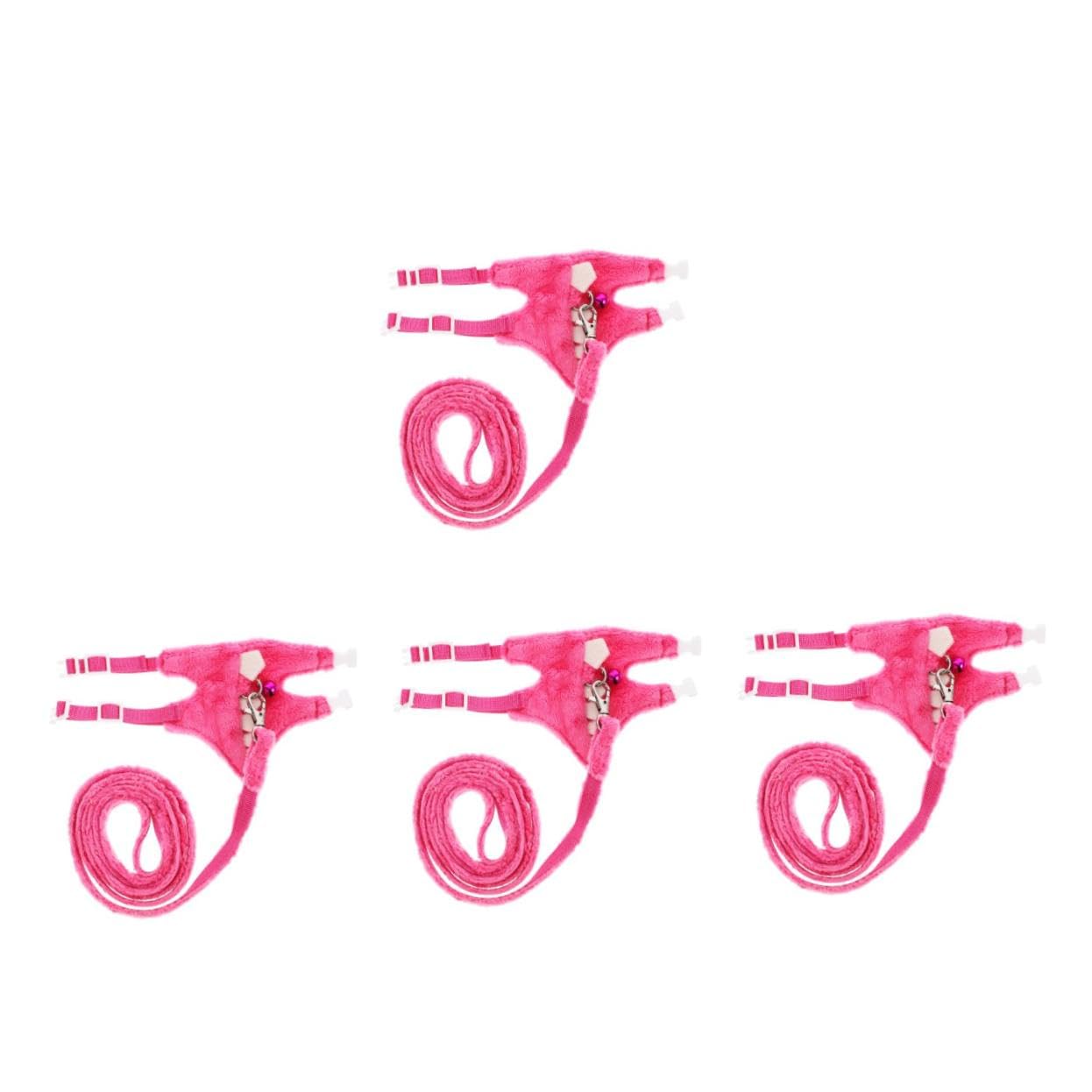 Laisse pour animaux de compagnie Yardwe en nylon souple avec harnais ergonomique pour rongeur