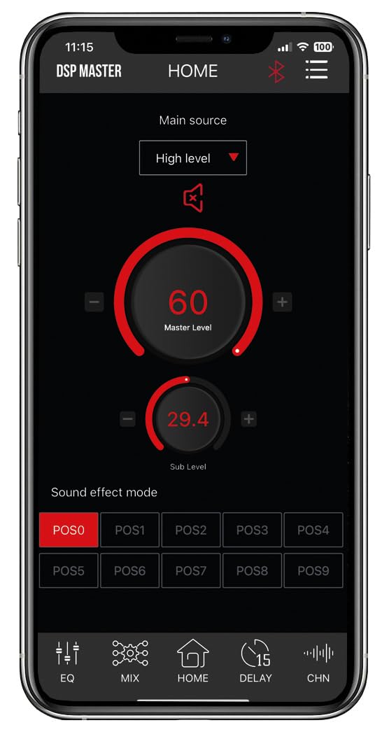 CRUNCH CRE400.4DSP-ISO.M4-4 CH CLASS A/B wzmacniacz samochodowy – kompatybilny z Opel – 4 x 50 W RMS i 6 CH 32 Bit DSP – zintegrowany Bluetooth do Steamingu audio i aplikacji