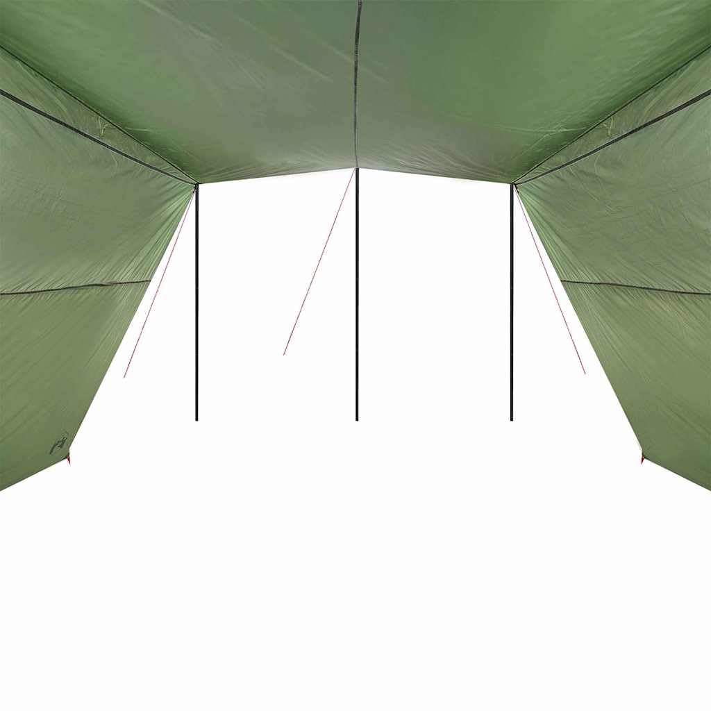 Wodoodporna plandeka 302 x 240 x 240 cm z poliestru i włókna szklanego, wodoszczelna i odporna na promieniowanie UV, łatwa do złożenia, idealna na kemping, trekking, do aktywności na świeżym