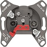 Axing BSD 21-00 2-Port Hyperbreitbandsteckdose Einzel- und Stichleitungsdose
