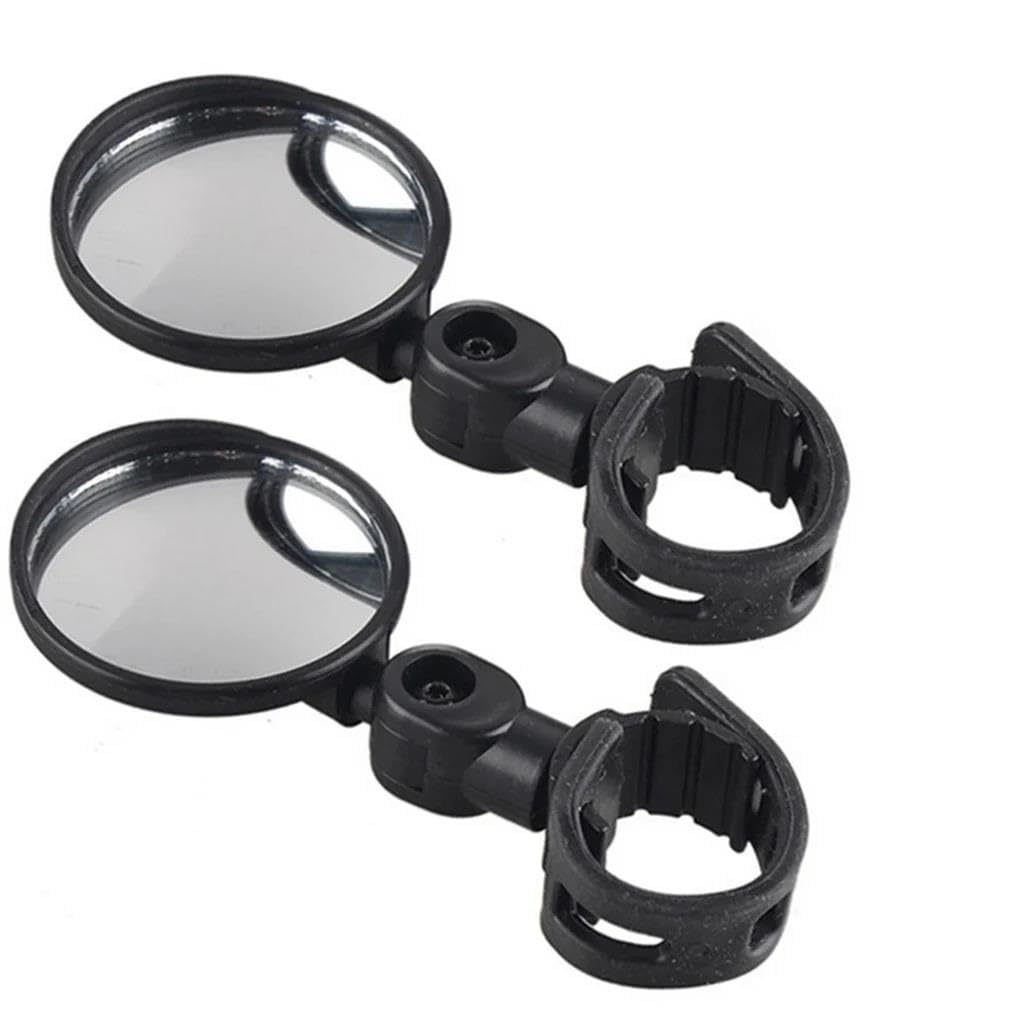 Lusterka wsteczne Uniwersalne Pomocnicze Lusterko Wsteczne Roweru 360° Obrotowe Szerokokątne Wypukłe Lustro Mocowanie Kierownicę Lusterka Rowerowe Lusterka wsteczne Bar End (Size : 3)