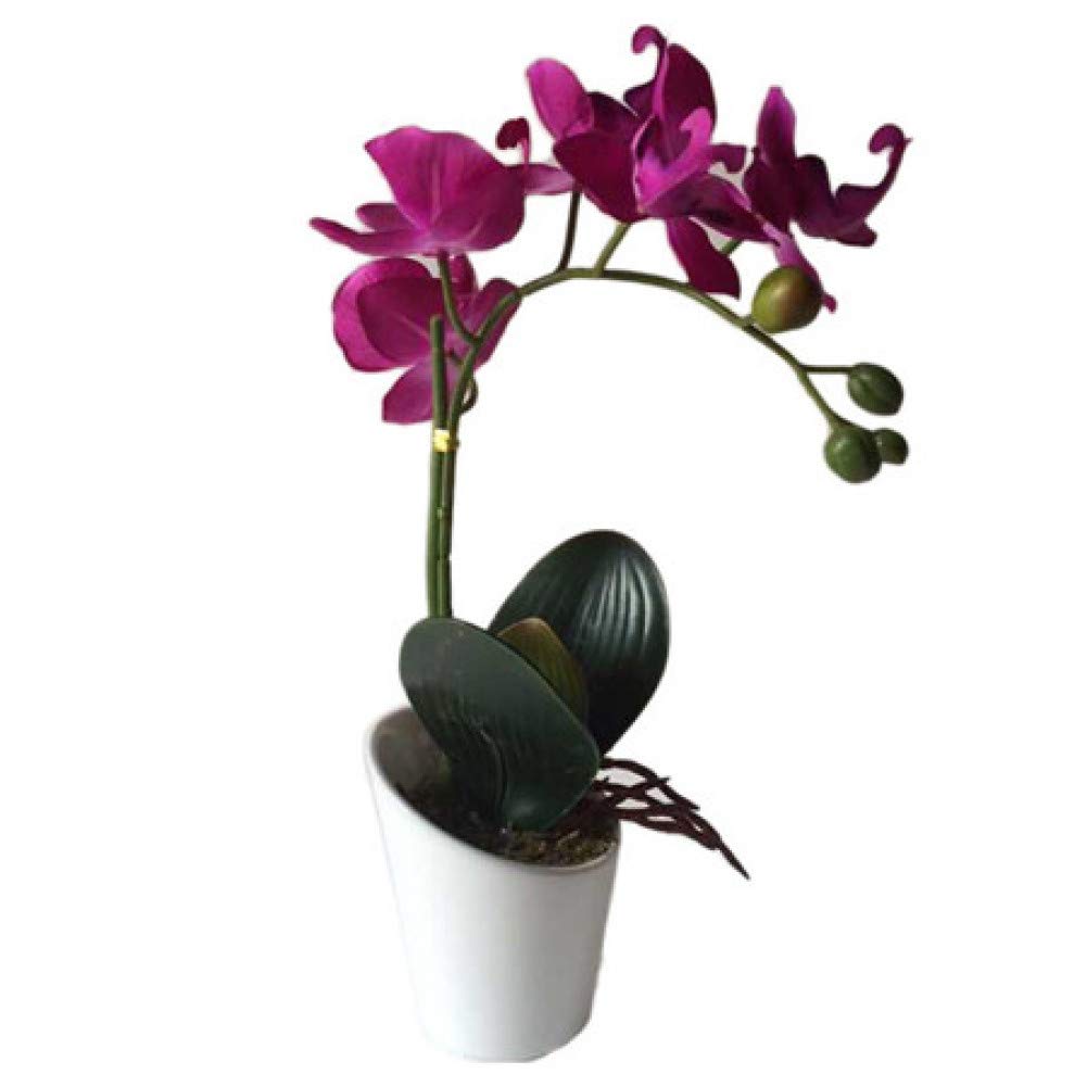 Bonsai papillon artificiel de 32 cm avec pot céramique blanc