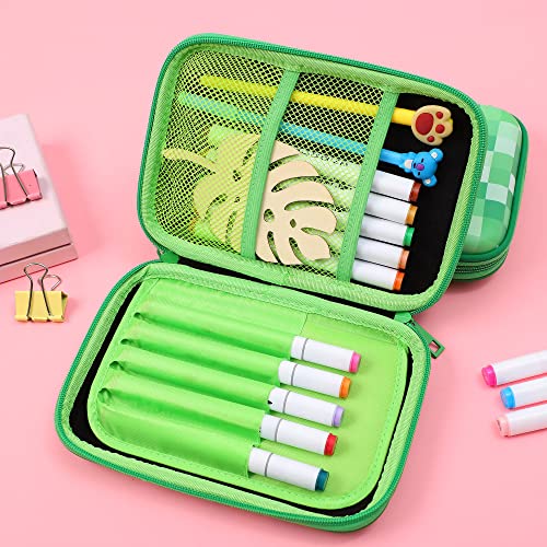 Soocute School Boys Pencil Bag Pen Case With Compartments - Large Capacity Students Stationery Pouch With Zipper Closure - Cute Accessories Storage Box Organizer For Kids Girls Toddlers #TOP4